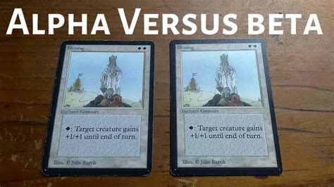 magic the gathering beta|Alpha vs Beta MTG Cards: How To Tell [Comparision Table].
